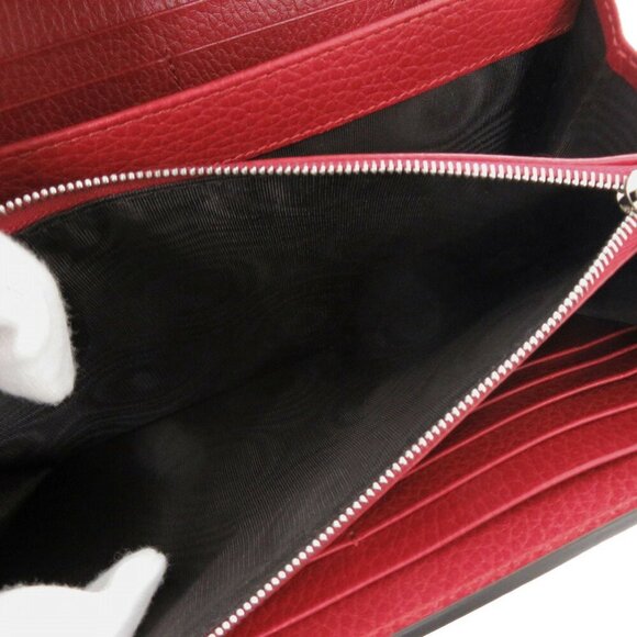 GUCCI Authentic Red Leather Shoulder Bag - Picture 7 of 11